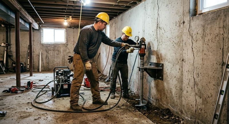 Basement Stabilization in Athens, TN