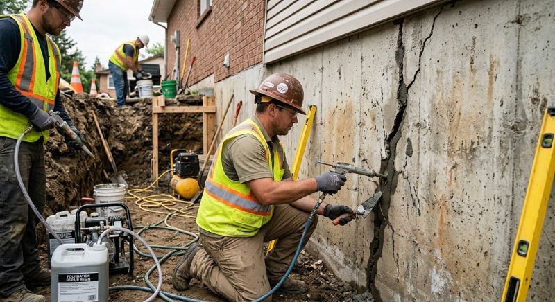 Cracked Foundation Repair in Dayton, TN