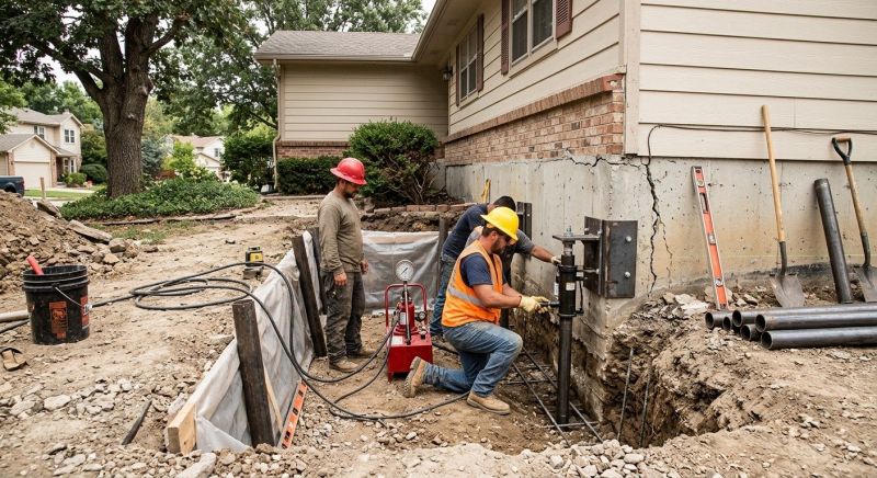 Cracked Foundation Repair in Athens, TN