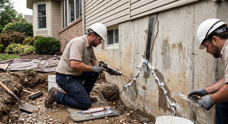 Cracked Foundation Repair in Ocoee, TN