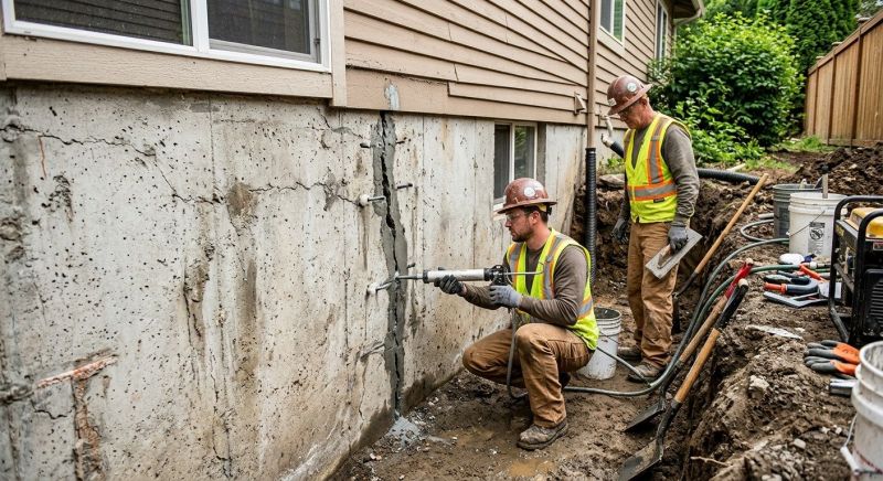 Cracked Foundation Repair in Spring City, TN