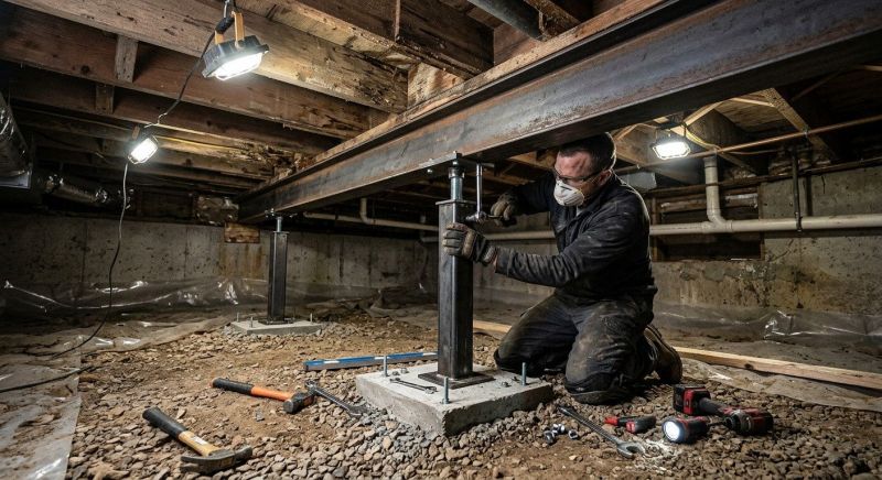 Crawlspace Structural Repair in Athens, TN