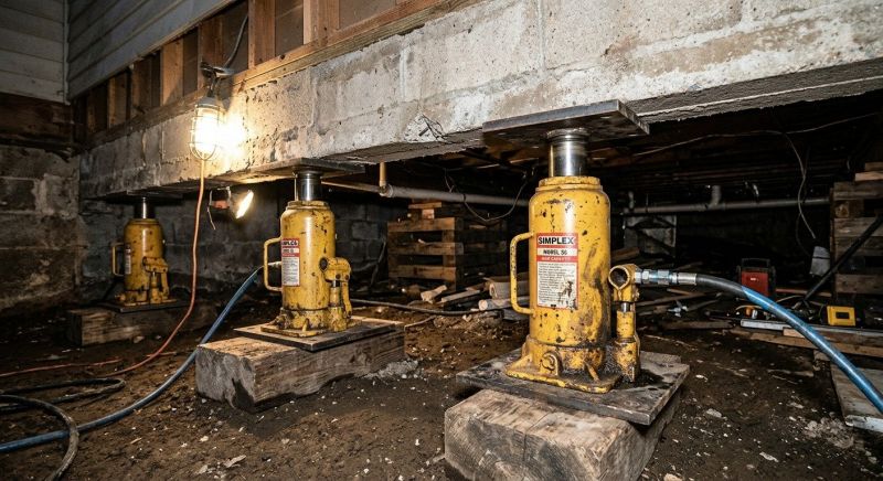 Foundation Jacking in Athens, TN