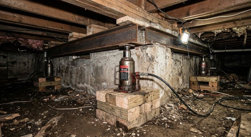Foundation Jacking in Loudon County, TN