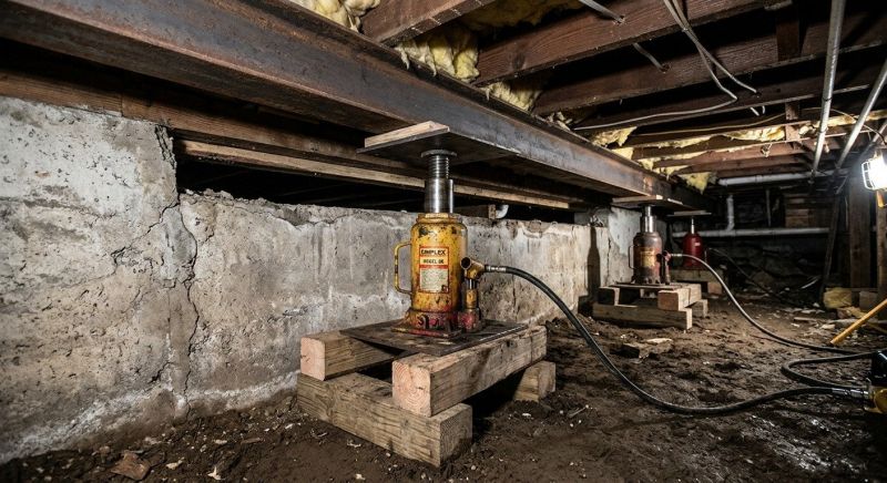 Foundation Jacking in Ocoee, TN