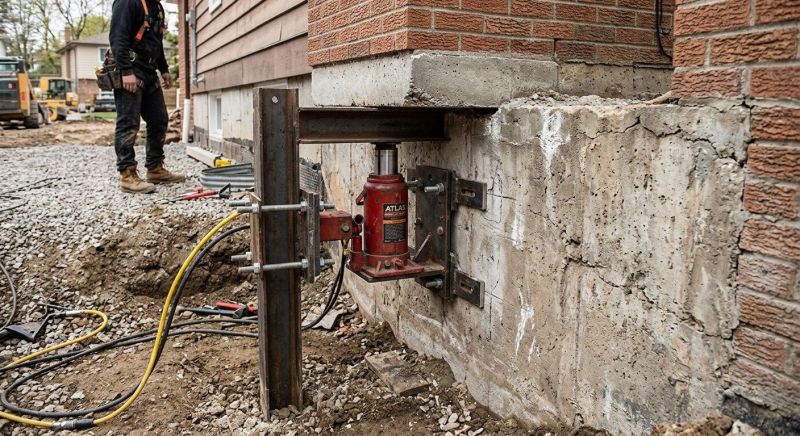 Foundation Jacking in Ten Mile, TN