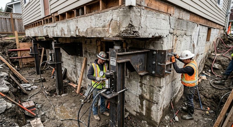 Foundation Lifting in Loudon, TN