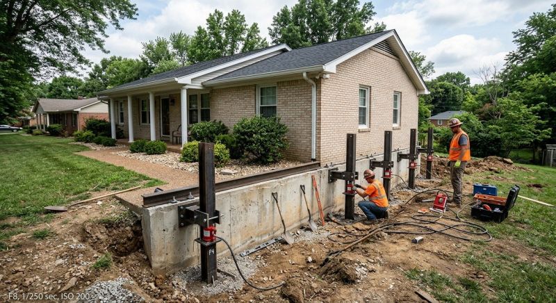 Foundation Pier Leveling in Athens, TN