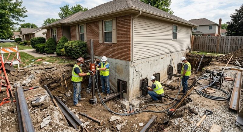 House Foundation Repair in Meigs County, TN