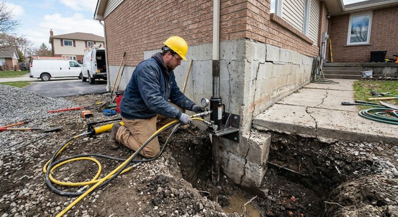 Sinking Foundation Repair in Cleveland, TN