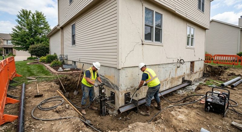 Sinking Foundation Repair in Decatur, TN