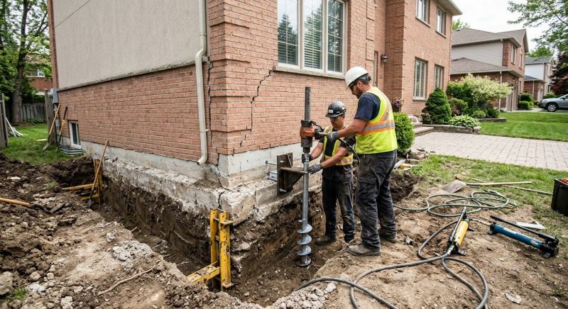 Sinking Foundation Repair in Decatur, TN