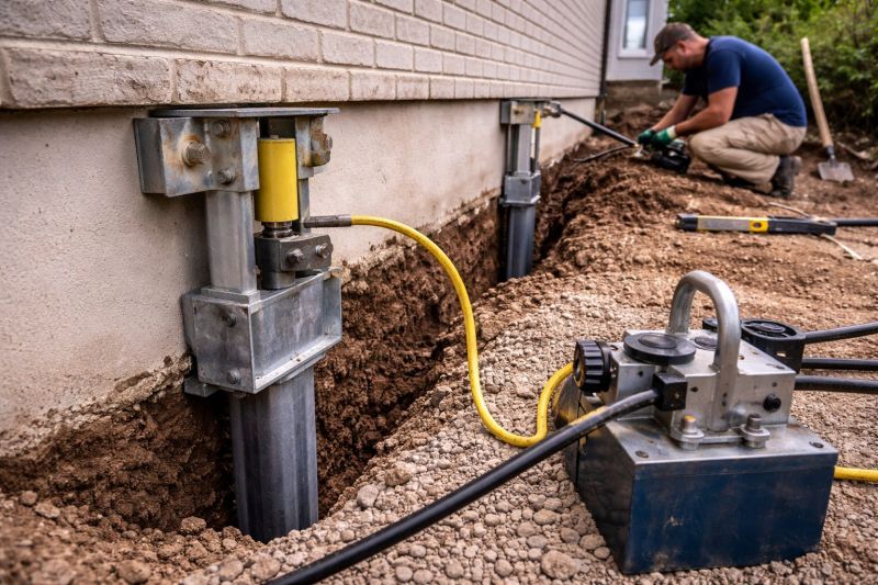 Sinking Foundation Repair in Madisonville, TN