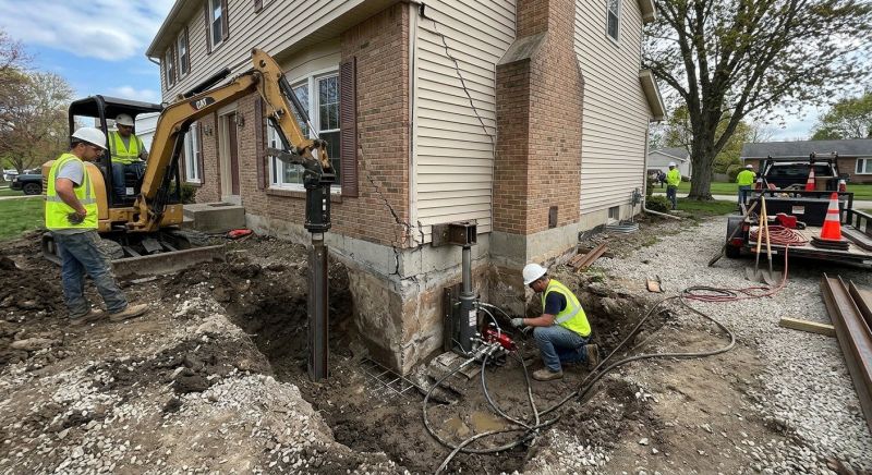 Sinking Foundation Repair in Spring City, TN