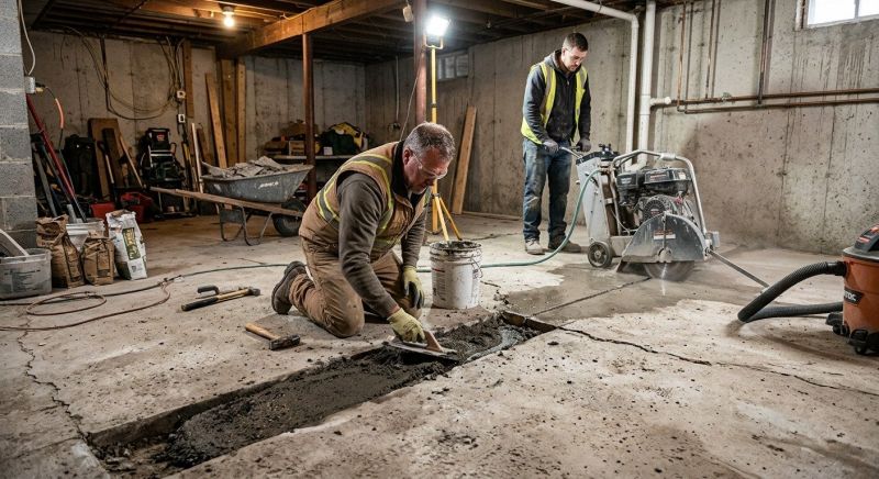 Slab Foundation Repair in Athens, TN