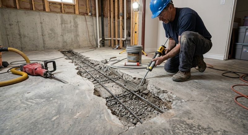 Slab Foundation Repair in Athens, TN