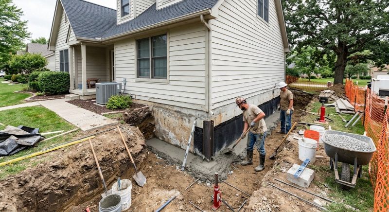 Slab Foundation Repair in Athens, TN
