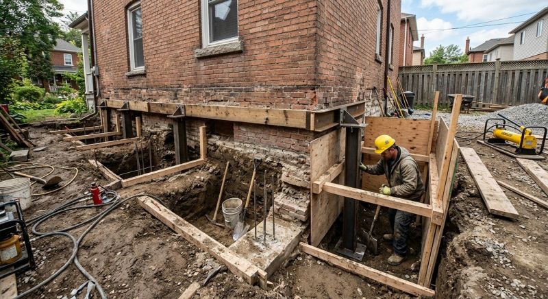 Structural Underpinning in Athens, TN